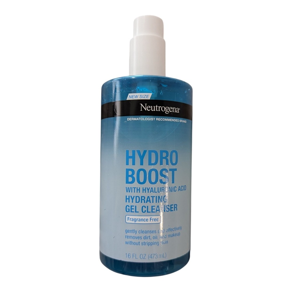 BBB. Neutrogena Hydro Boost w/Hyaluronic Acid Hydrating Gel Cleanser 16oz./473ml